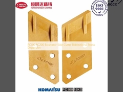 PC100 PC200 Coupeuse latérale d'excavatrice Dispersion de contrainte bidirectionnelle