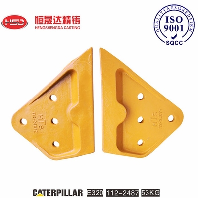 E330 E320 112-2487 Excavator Side Cutter Self-Sharpening Blade Edge