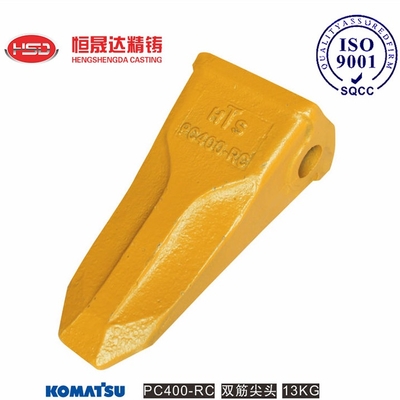 PC400 14152RC 14152 Dents en bouteille pour excavatrice de couleur jaune du Jiangxi