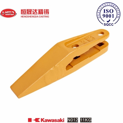 N012 Kawasaki Excavateur roue chargeur dents acier allié résistant aux fissures