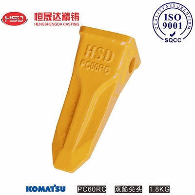 PC60RC PC60 PC60TL Dents du seau de l'excavatrice acier allié de haute qualité