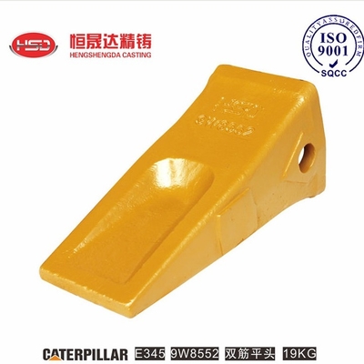 E345 1U3552 1U3552RC 1U3552TL Seau d'excavatrice Dents plats pour le jaune