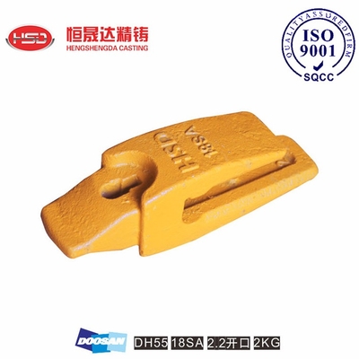 DH55 DH130 DH220 DH258 18SA 2713-1218 Adaptateur à godet
