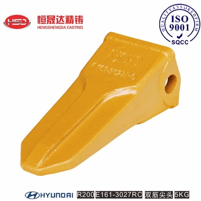 R200 R210 R210RC E161-3027RC 61N6-31310 Plaque à dents de seau résistante aux chocs