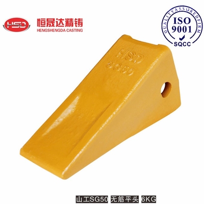 SG50 Dents du seau de l'excavateur Design léger Plate en acier allié