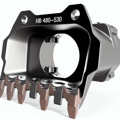 Dents de godet HB 480-530 pour excavatrice, conception solide et durable